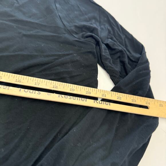 J.Jill Cardigan Womens Medium Petite Black Knit Split Back Sweater - Picture 8 of 10